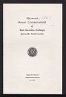 Program for the Fifty-Second Annual Commencement of East Carolina College 